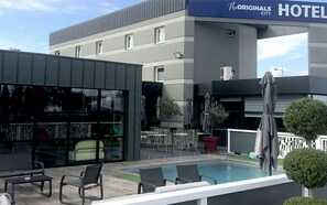 Majoituspaikan julkisivu