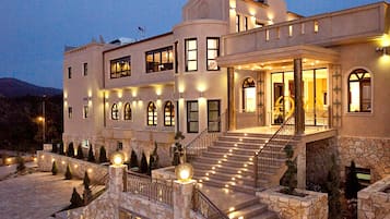 Front of property - evening/night