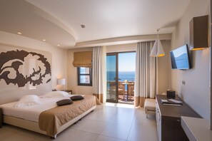 Premium bedding, down comforters, pillowtop beds, minibar