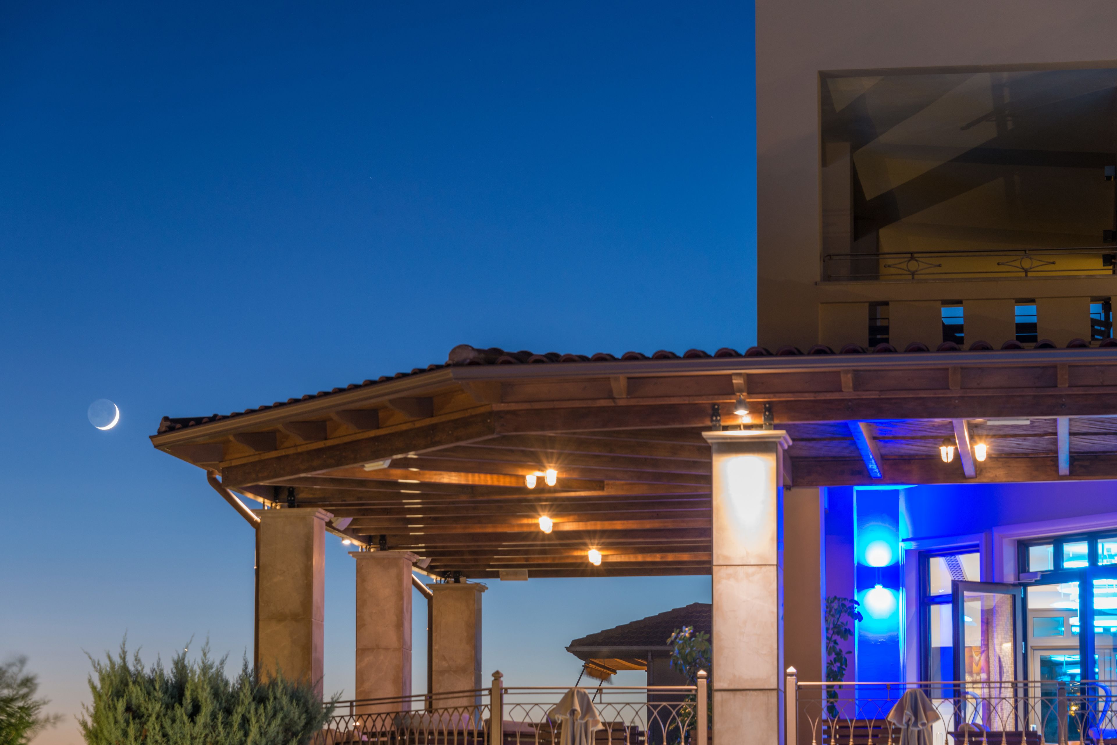 front of property – evening/night