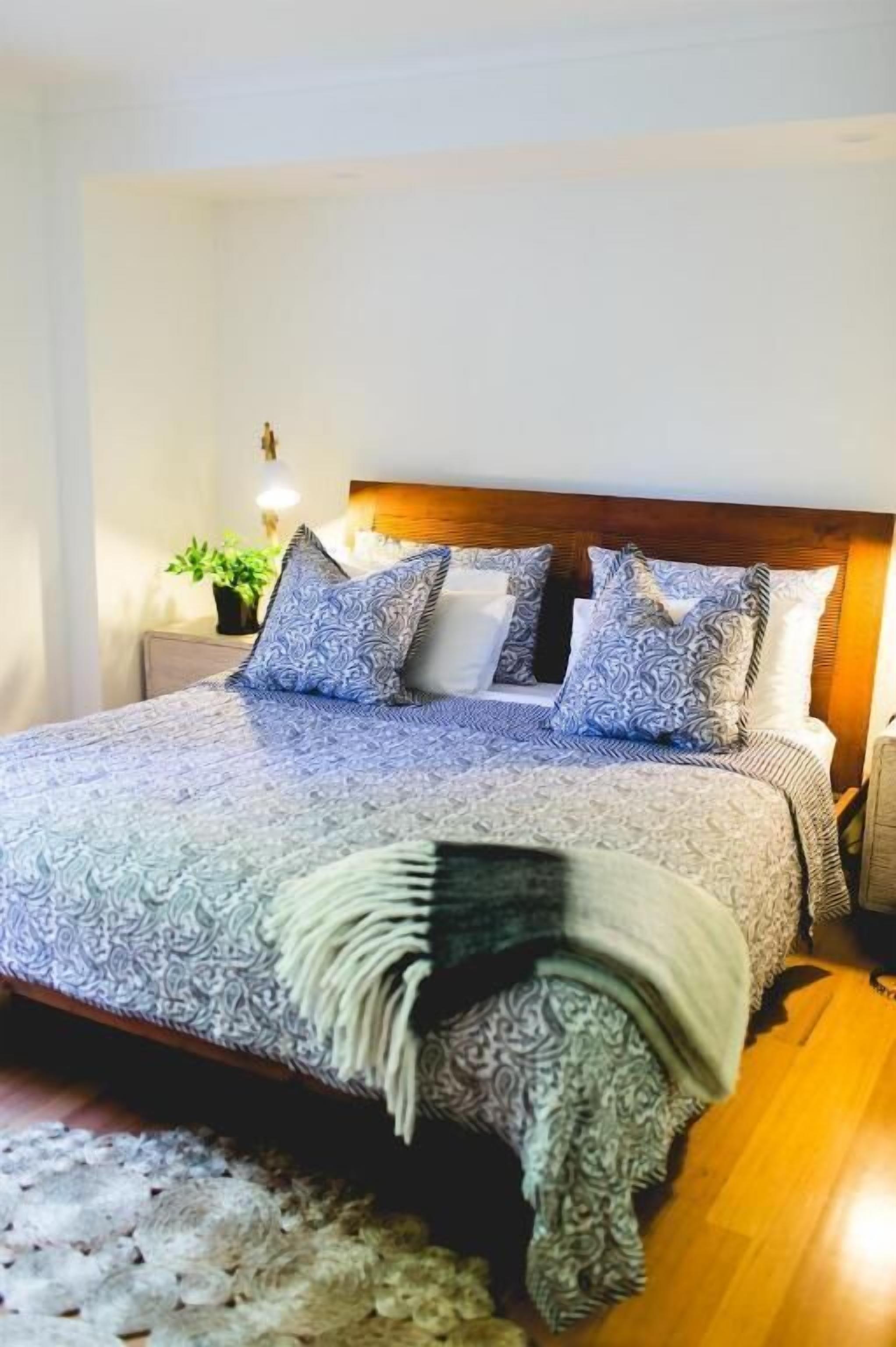 Premium bedding, pillowtop beds, minibar, individually decorated