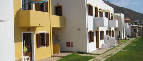 Façana frontal de l'allotjament