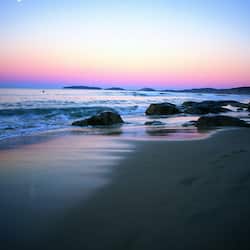 On the beach