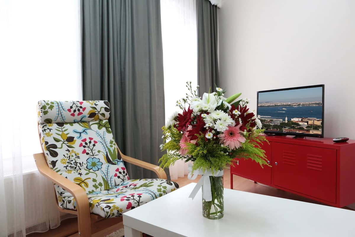 Deluxe Apartment, 1 Bedroom (for 6 Person) | Living area