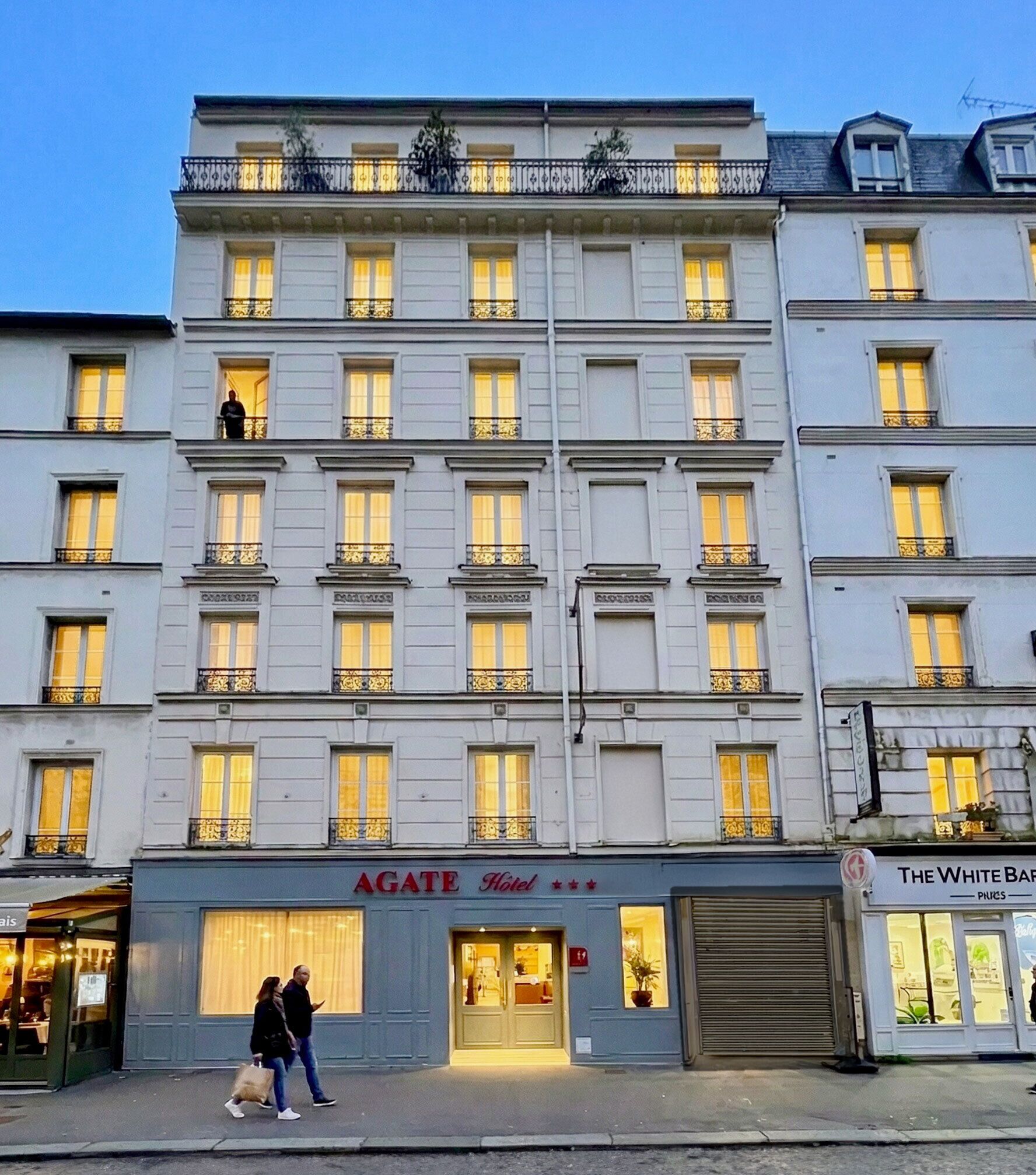 Fassade der Unterkunft