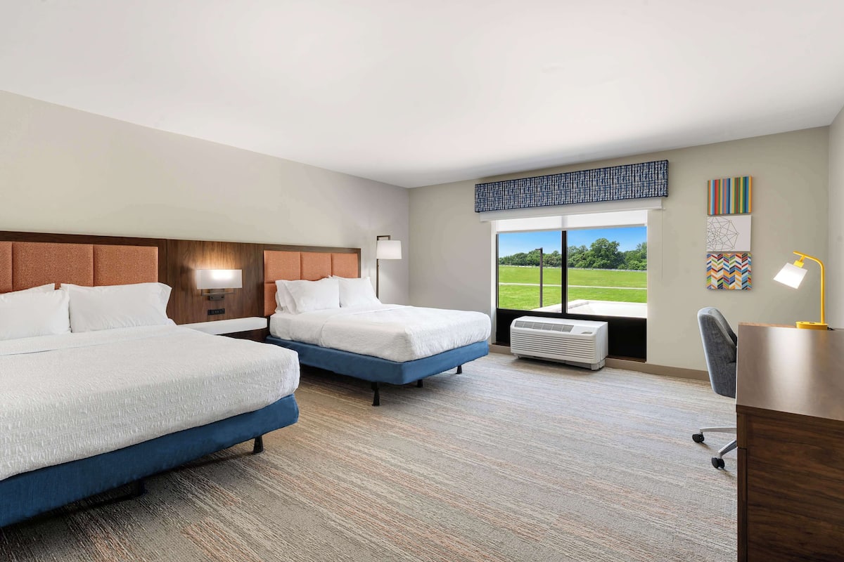 Two Queen Beds, Non-Smoking, Accessible | In-room safe, free cots/infant beds, rollaway beds, free WiFi