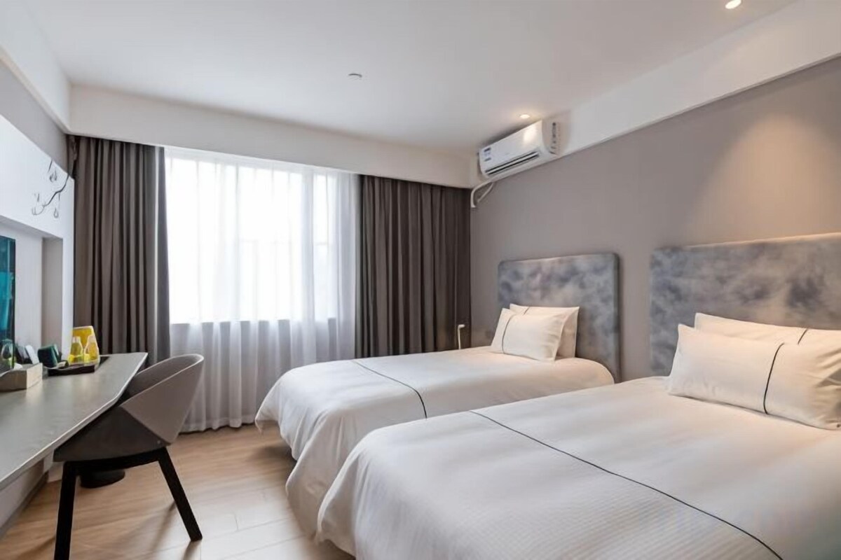 In-room safe, desk, blackout curtains, iron/ironing board (on request)