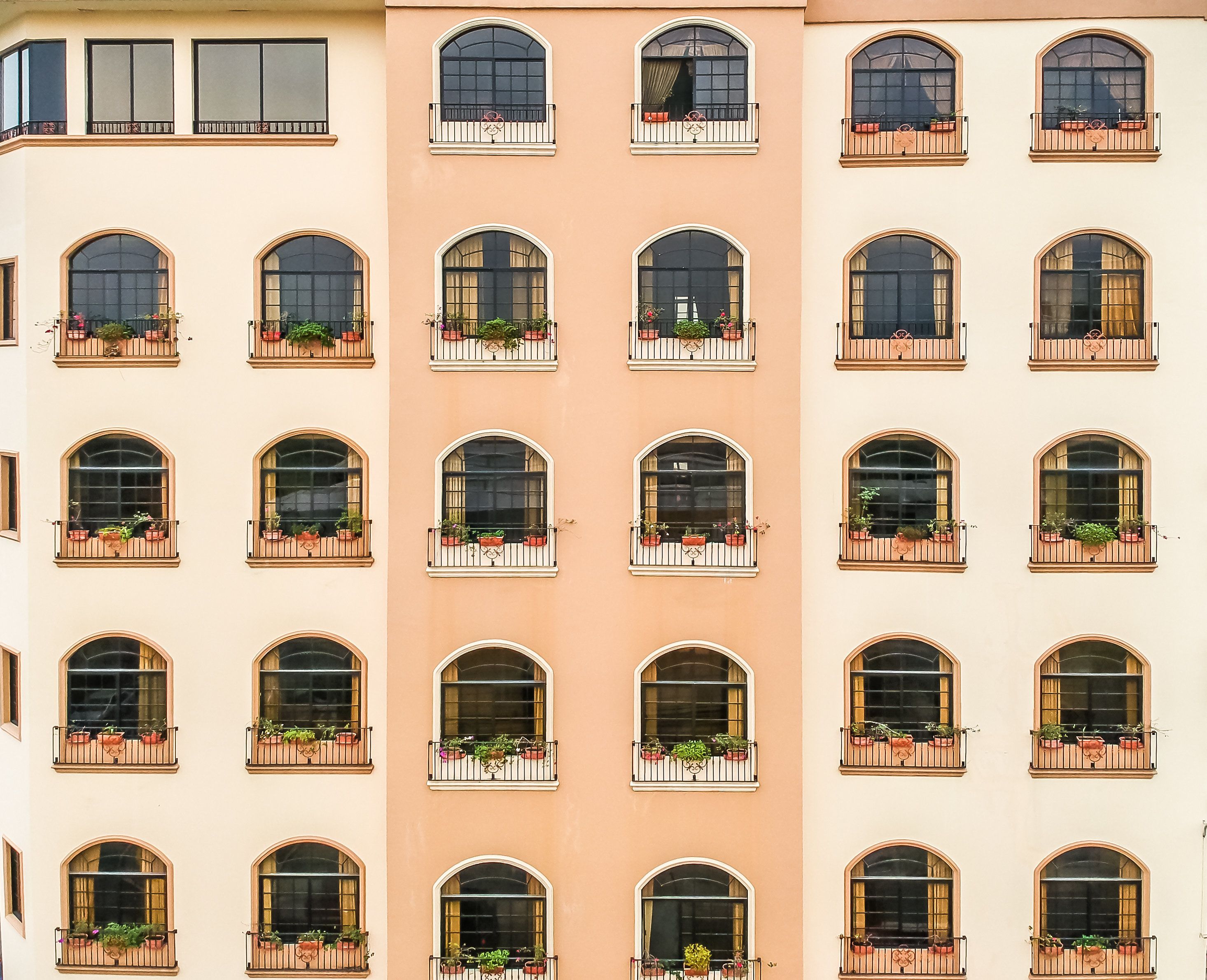 منظر من الجو على ارتفاع عالٍ