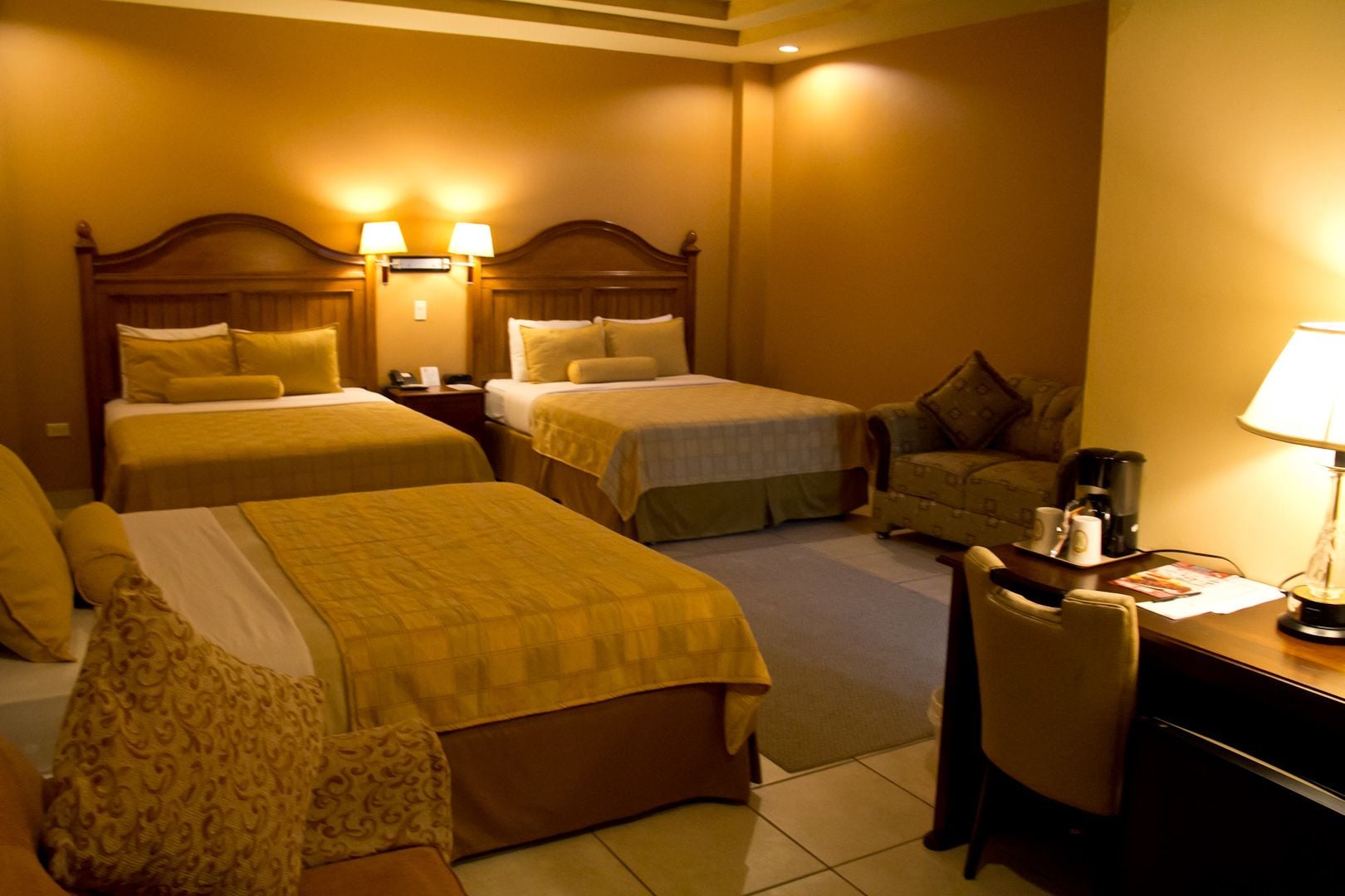 standard triple room | premium bedding, down duvets, pillow-top beds, in-room safe