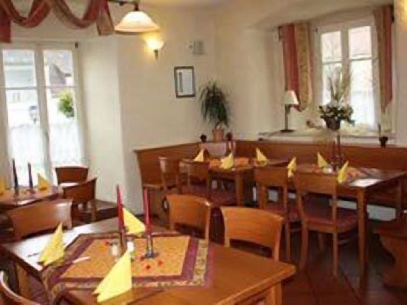 breakfast, dinner served; german cuisine, al fresco dining