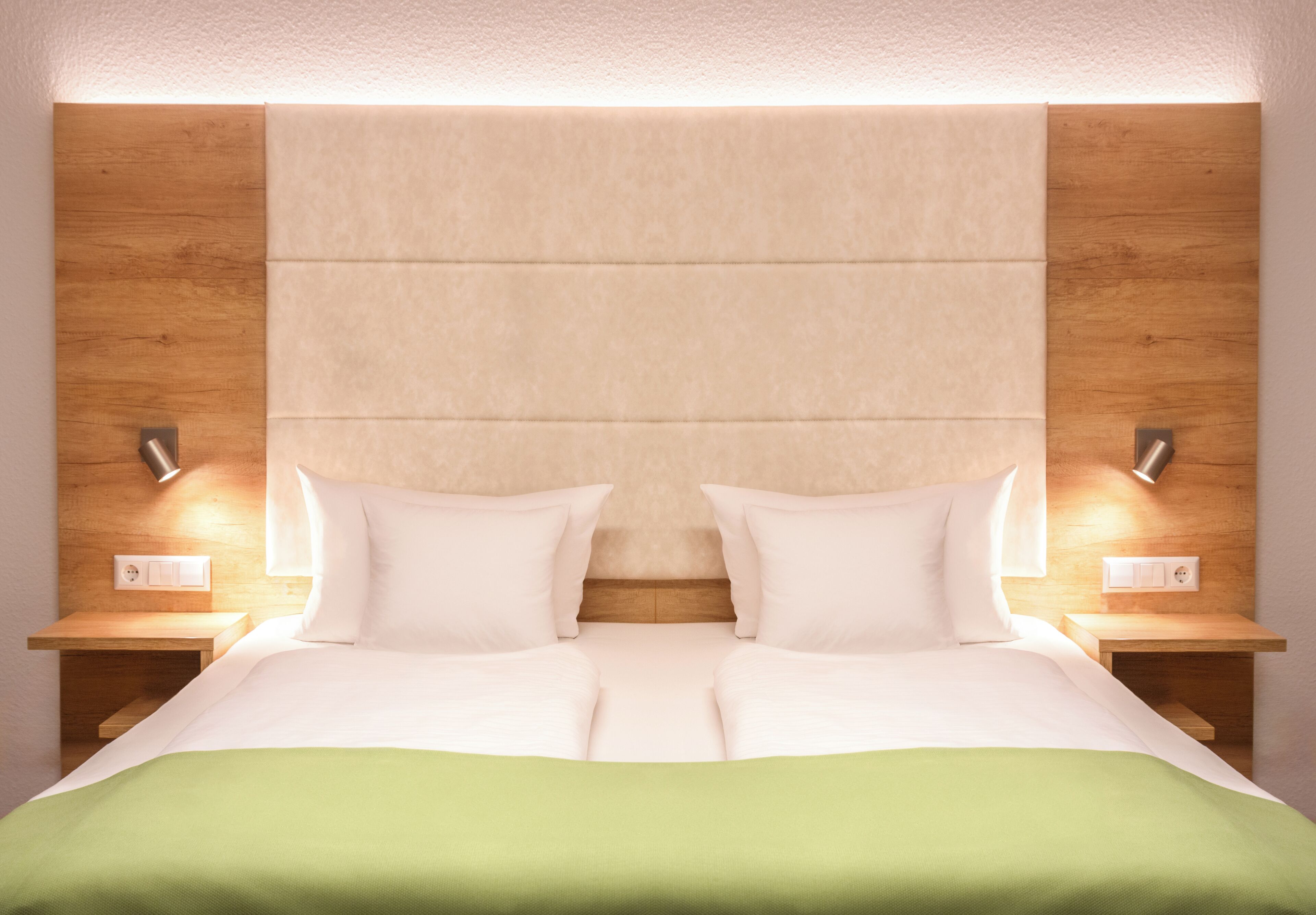 hypo-allergenic bedding, iron/ironing board, free wifi, bed sheets