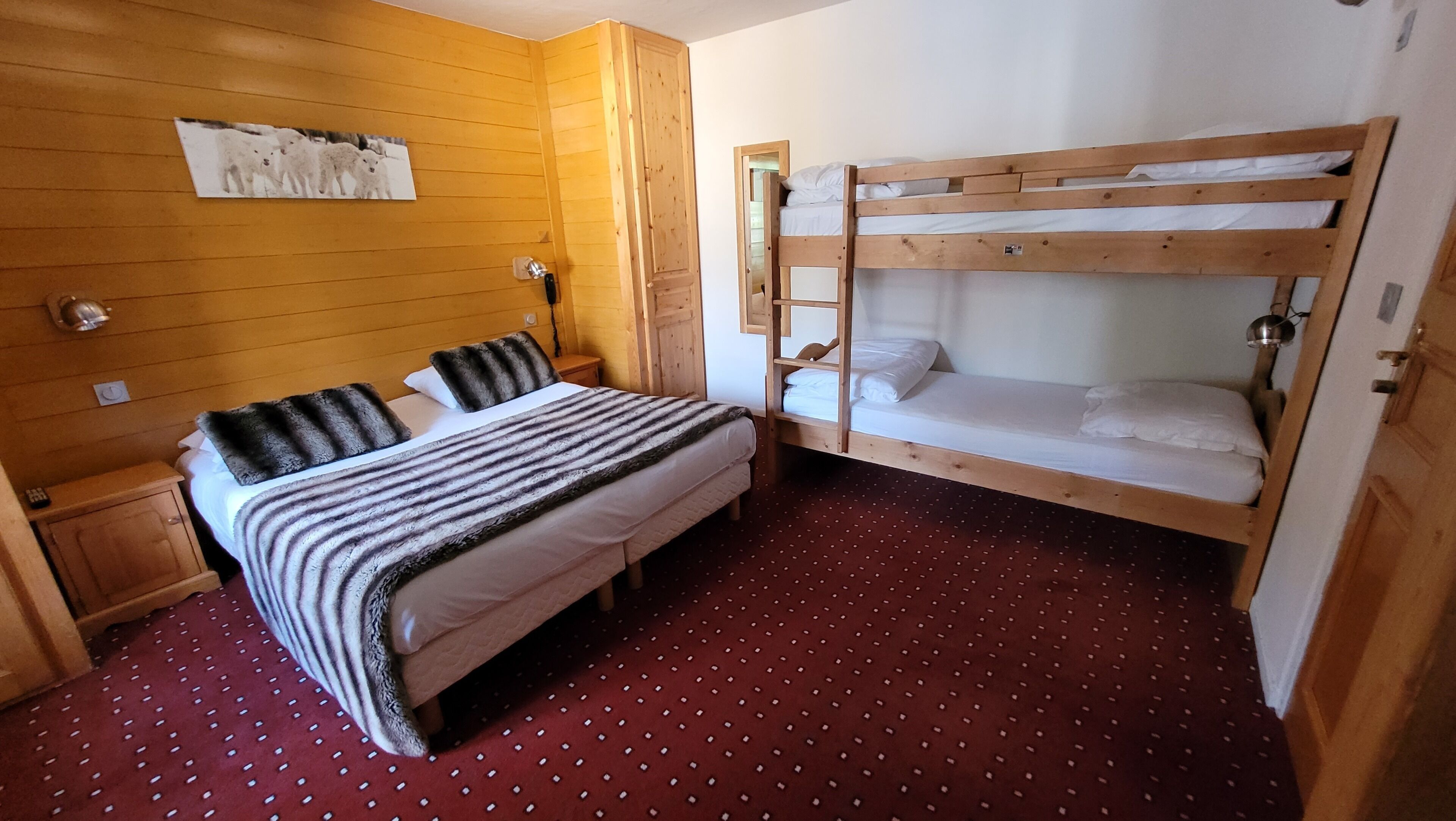 family room | desk, soundproofing, iron/ironing board, free wifi