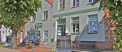 Overnatningsstedets facade