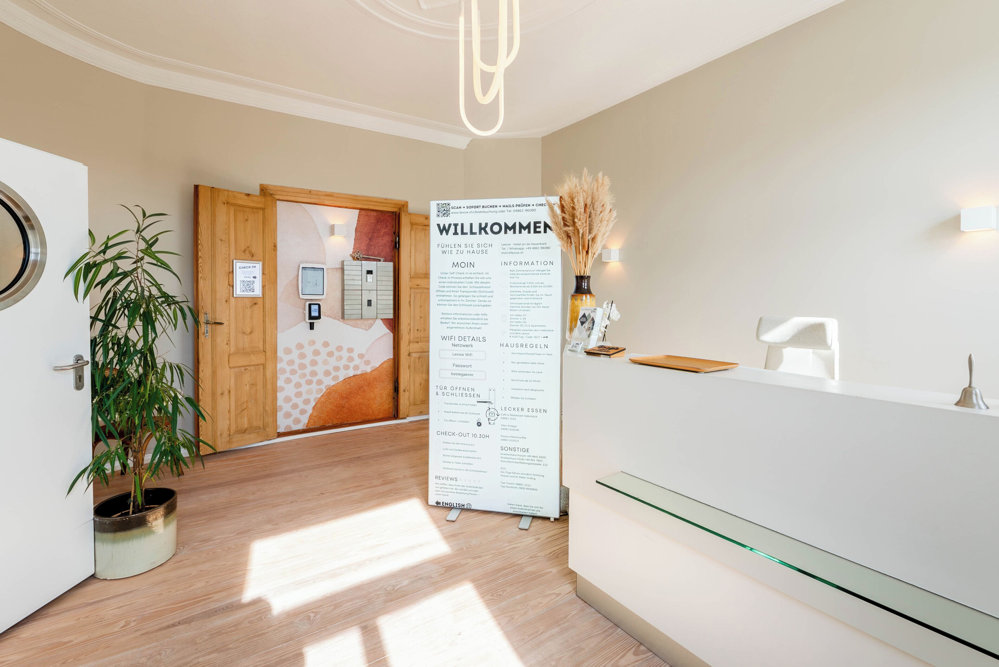 Check-in-/Check-out-Schalter