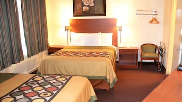 Double Room, 2 Double Beds | Desk, iron/ironing board, rollaway beds, free WiFi