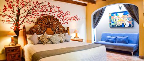 Junior Suite, 1 Double Bed | Iron/ironing board (on request), WiFi (free), bed sheets