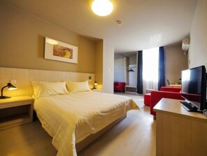 In-room safe, desk, blackout curtains, iron/ironing board