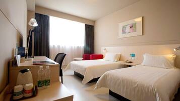 In-room safe, desk, blackout curtains, iron/ironing board (on request)