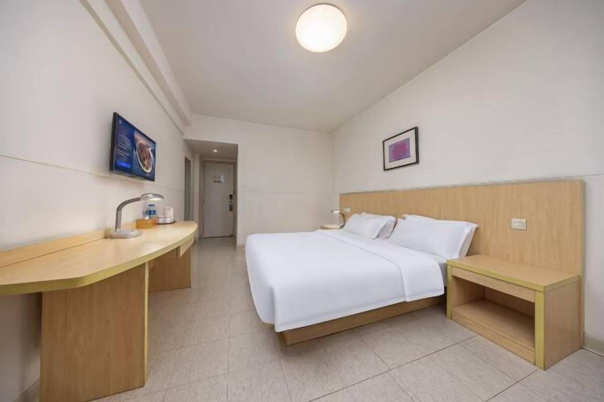 In-room safe, desk, blackout curtains, iron/ironing board