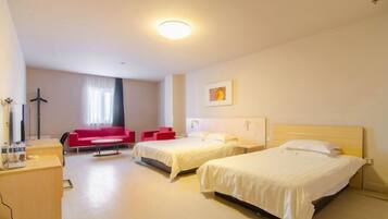 In-room safe, desk, blackout drapes, iron/ironing board