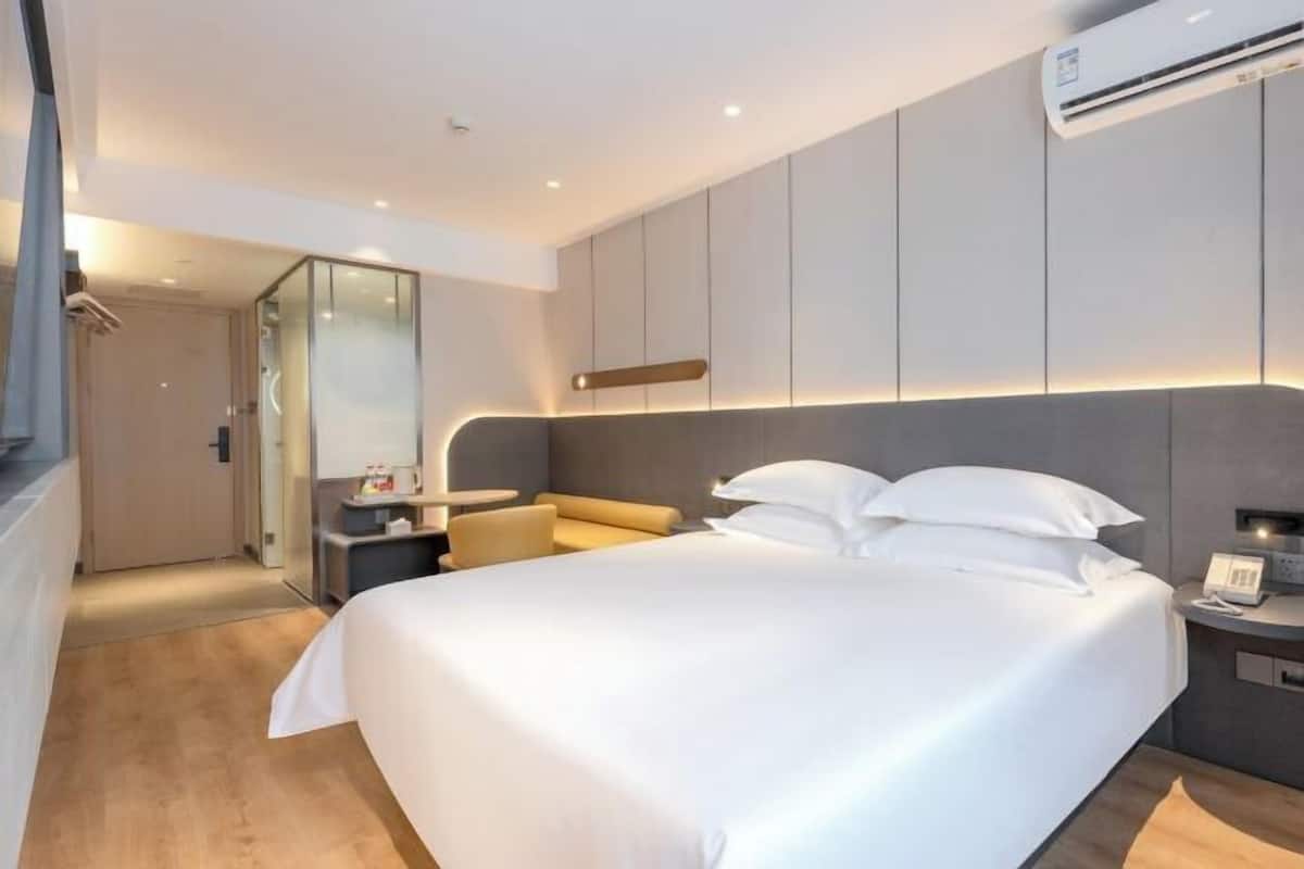 In-room safe, desk, blackout curtains, iron/ironing board