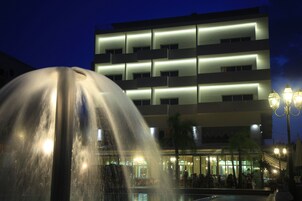 Front of property – evening/night