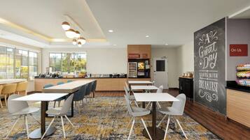 Free daily buffet breakfast