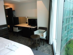 In-room safe, desk, blackout curtains, iron/ironing board