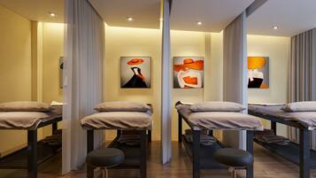 Body treatments, Swedish massages, massages on the beach, body wraps