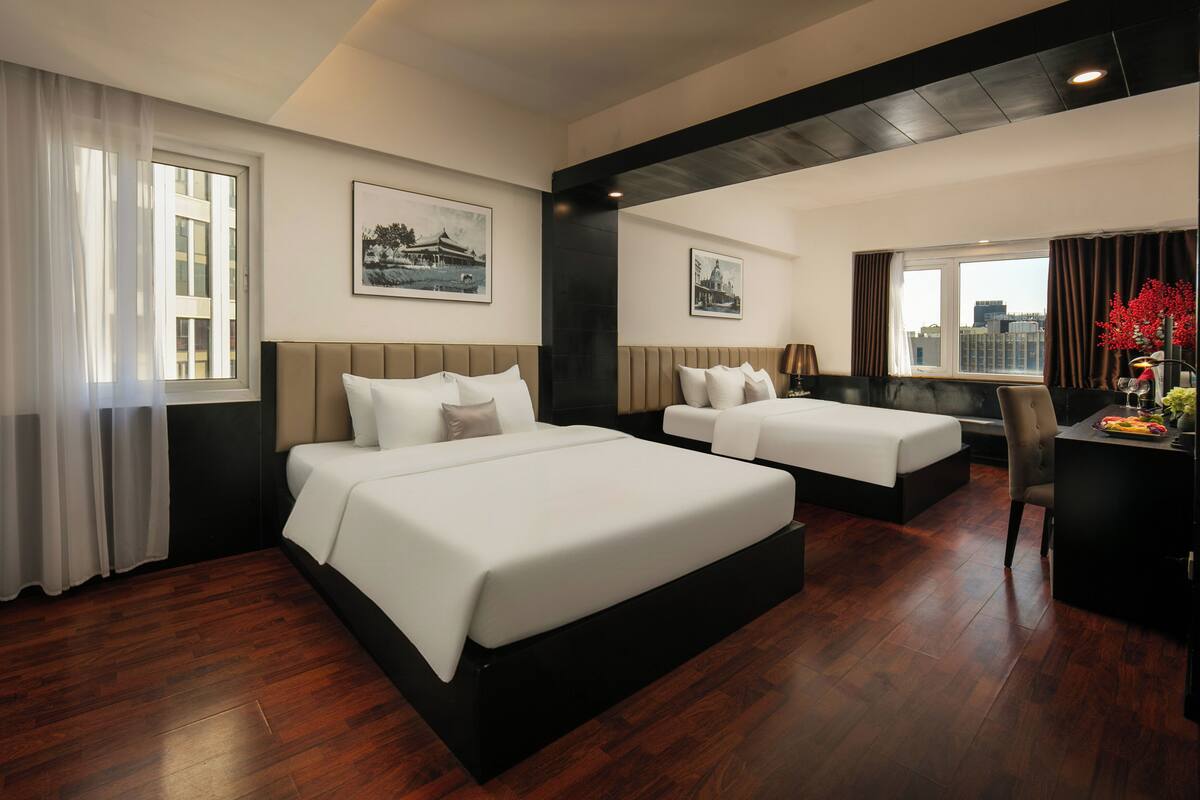 Family Suite City View | Roupas de cama premium
