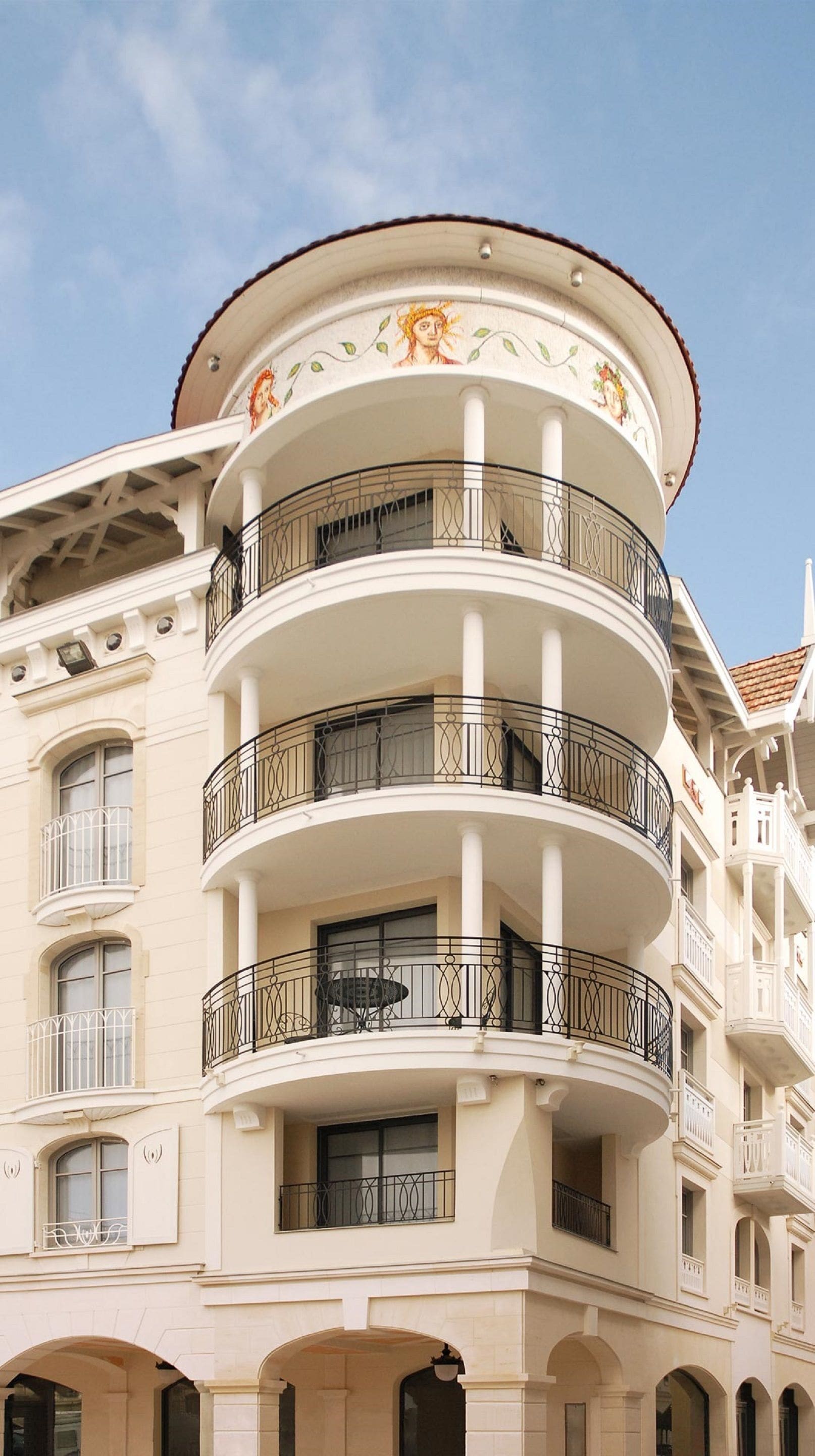 Façade de l’hébergement