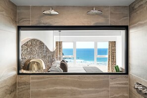 Double or Twin Room, Sea View | Desk, free WiFi, bed sheets - Bedruthan Hotel and Spa (Newquay)