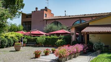 Vue depuis lâhĂ©bergement