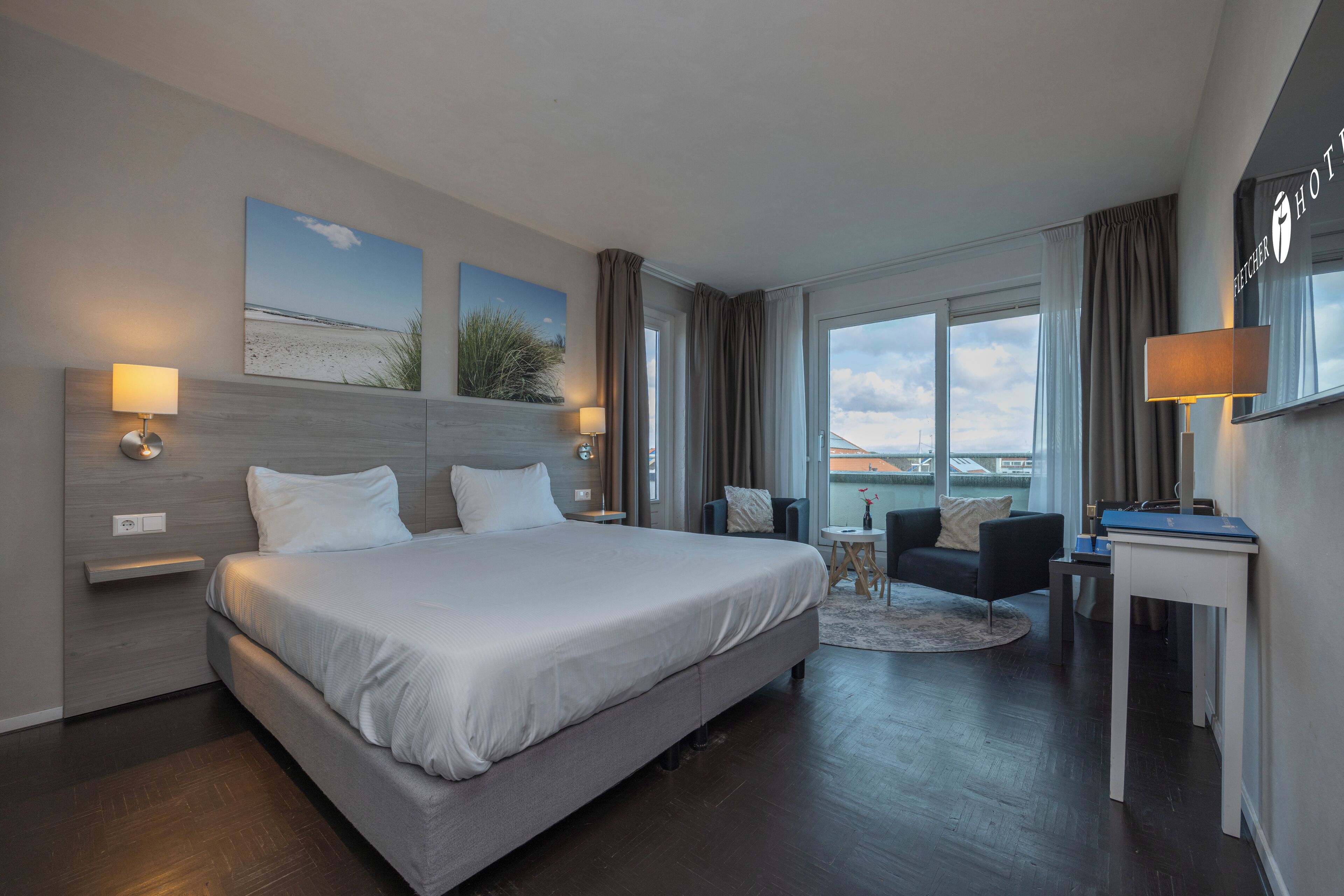 Comfort Double Room, Terrace | In-room safe, desk, blackout drapes, iron/ironing board