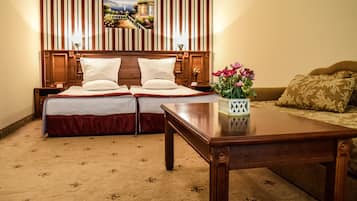 Junior Suite, Balcony | Iron/ironing board, WiFi, bed sheets