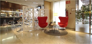 Lobby sitting area