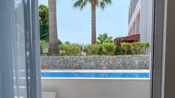 Junior-Suite, 1 Queen-Bett | Blick vom Balkon