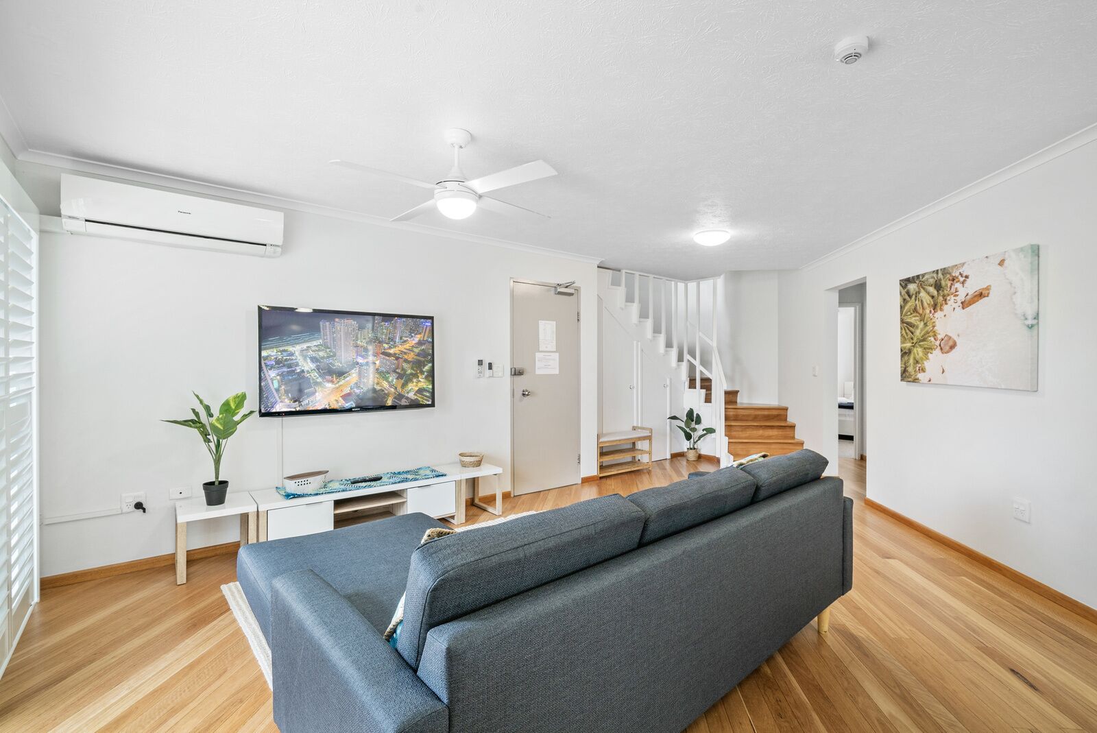 Superior Apartment, 3 Bedrooms | Living area | 1-cm Smart TV with digital channels, TV