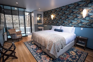 Chambre Design, baignoire à jets | 1 chambre, literie de qualité supérieure, couette en duvet d'oie