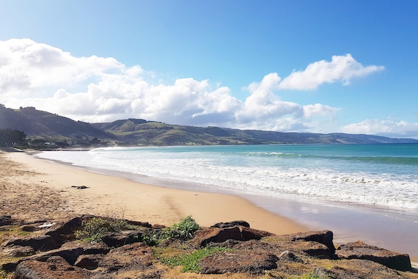 Beach nearby, white sand