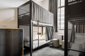 Bed in 5-Bed Mixed Dormitory with Shared Bathroom | Blackout drapes, free WiFi, bed sheets