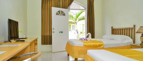 Premium bedding, memory foam beds, individually furnished