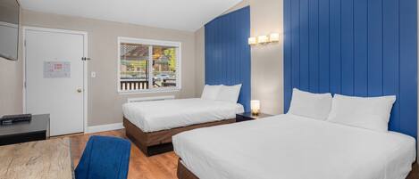 Standard Room, 2 Queen Beds | 1 bedroom, down comforters, iron/ironing board, free WiFi