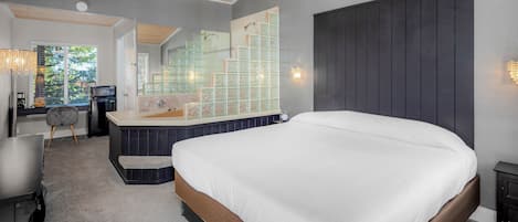 Romantisches Zimmer | 1 Schlafzimmer, Daunenbettdecken, Bügeleisen/Bügelbrett
