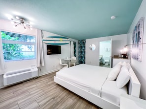 Studio, 1 King Bed | 1 bedroom, in-room safe, individually decorated, individually furnished