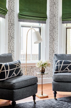 Quarto, 1 cama Queen (Victorian Room) | Roupas de cama premium, camas com colchões pillow-top