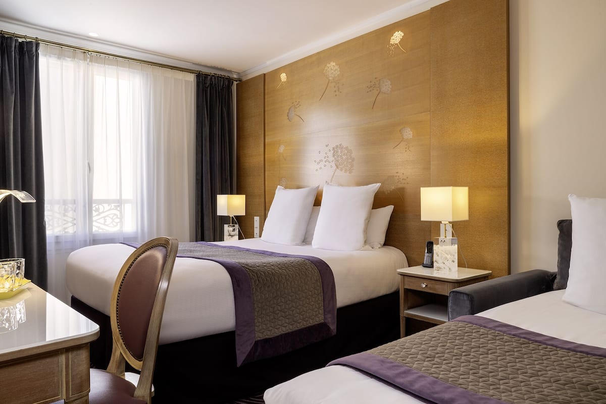 Premium bedding, pillow-top beds, in-room safe, individually decorated