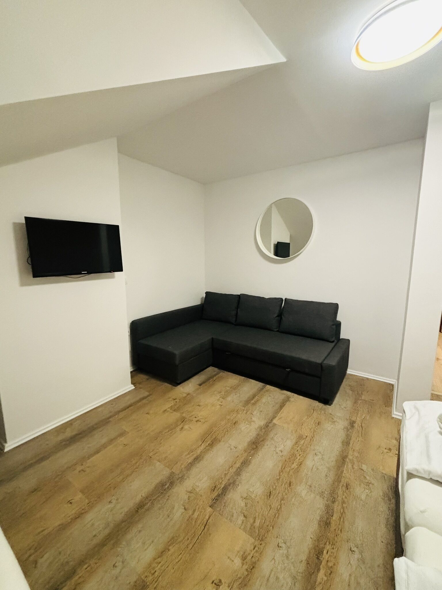 triple room | living area | 32-inch tv with cable channels