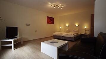 Iron/ironing board, free cots/infant beds, rollaway beds, free WiFi