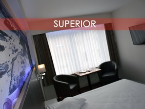 Superior Double Room | In-room safe, desk, iron/ironing board, free WiFi - Hotel Royal Astrid (Ostend)